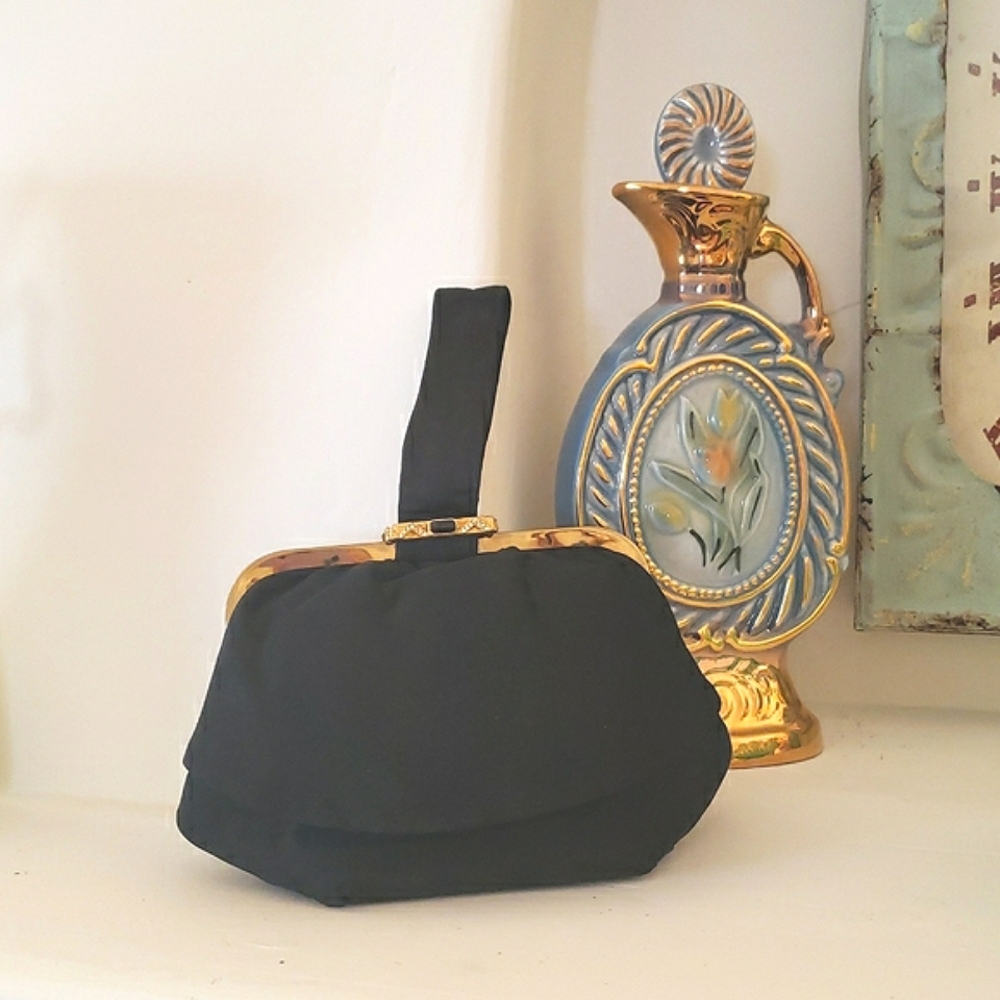 Vintage Lowy & Mund "After Five" 50's Cocktail Handbag & Coin Purse - Picture 16 of 16
